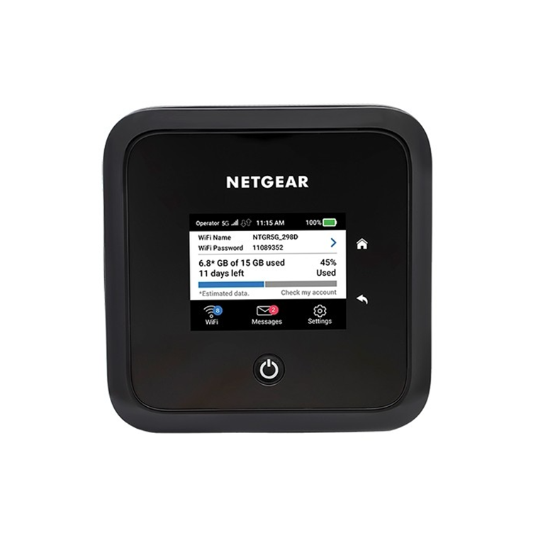 NETGEAR Nighthawk (MR5200) M5 5G Sub 6 AX1800 WiFi 6 流動熱點路由器<br>1G LAN | 2.4 吋 LCD