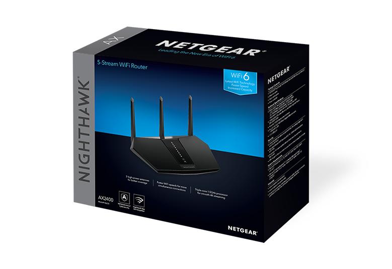 <b>Nighthawk (RAX30)</b> <br>雙頻 AX2400 WiFi 6 5-Stream 路由器