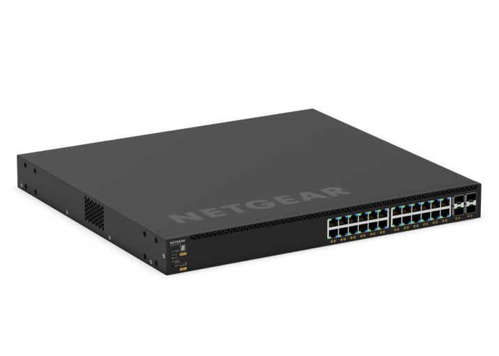 <b>Fully Managed M4350-24G4XF (GSM4328) </b><br>24x1G PoE+ (640W) | 4xSFP+