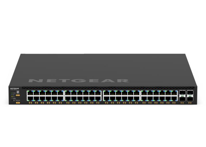 <b>Fully Managed M4350-48G4XF (GSM4352) </b><br>48x1G PoE+ (236W base, up to 1,440W) | 4xSFP+