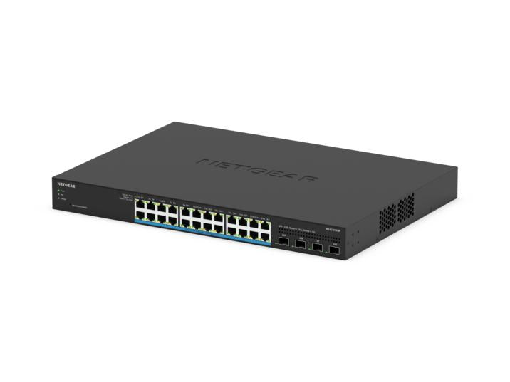 <b>NETGEAR (MS324TXUP)</b><br>24埠 多千兆智能網管PoE+/PoE++交換機 | 24x1G/2.5G | Ultra60 PoE++ (720W) | 4xSFP+ | Insight
