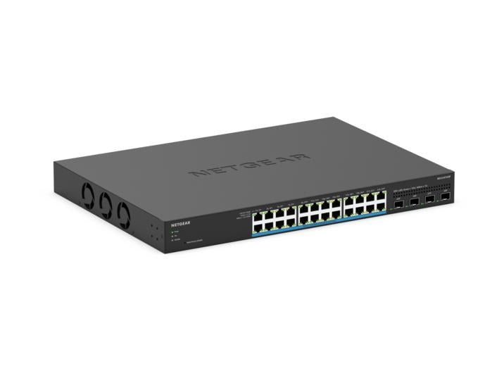 <b>NETGEAR (MS324TXUP)</b><br>24埠 多千兆智能網管PoE+/PoE++交換機 | 24x1G/2.5G | Ultra60 PoE++ (720W) | 4xSFP+ | Insight