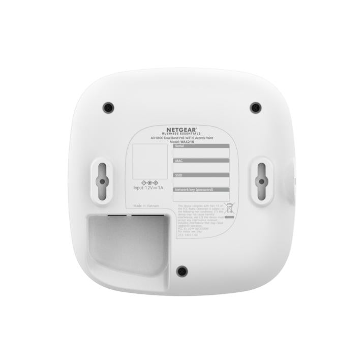 NETGEAR (WAX210) 雙頻 AX1800 WiFi 6 無線 AP | 1G POE