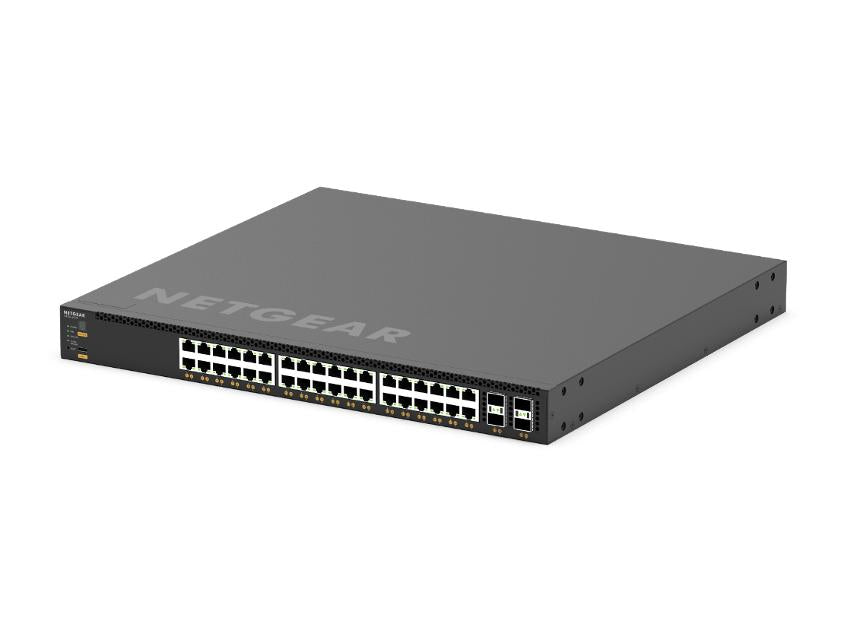 <b>Fully Managed M4350-36X4V (XSM4340CV) </b><br>36x10G/Multi-Gig PoE+ (280W 基本) 高達 1,760W | 4xSFP28 25G