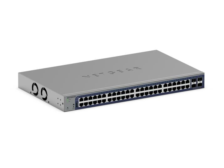 <b>NETGEAR (GS752TXUPv3)</b><br>48埠 千兆智能網管PoE++ 交換機 | 48x1G PoE++ (640W) | 4 個SFP+ | 含1年Insight訂閱。