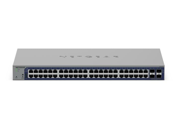 <b>NETGEAR (GS752TXUPv3)</b><br>48埠 千兆智能網管PoE++ 交換機 | 48x1G PoE++ (640W) | 4 個SFP+ | 含1年Insight訂閱。