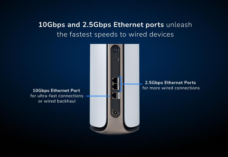 <b>Orbi (RBE971S)</b> <br>四頻 BE27000 WiFi 7 Mesh 智能路由器 (主機)<br>送 1 年 NETGEAR Armor