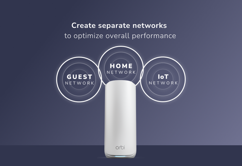 <b>Orbi (RBE872)</b> <br>三頻 BE21000 WiFi 7 Mesh 無線系統<br>(2件裝, 1主機+1分機)