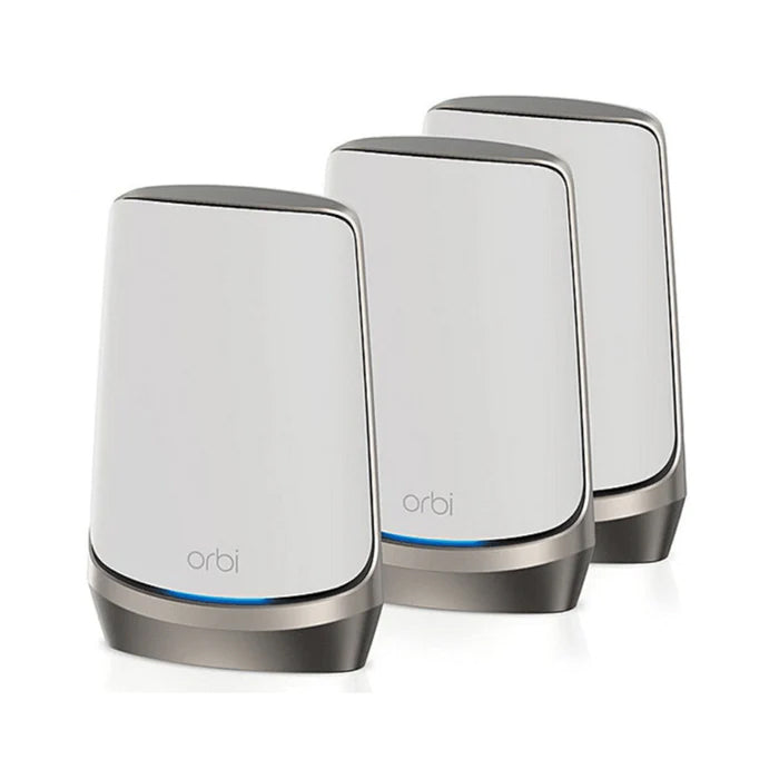 <b>Orbi (RBKE963)</b> <br>四頻 AXE11000 WiFi 6E Mesh 無線系統<br>(3件裝, 1主機 + 2分機)