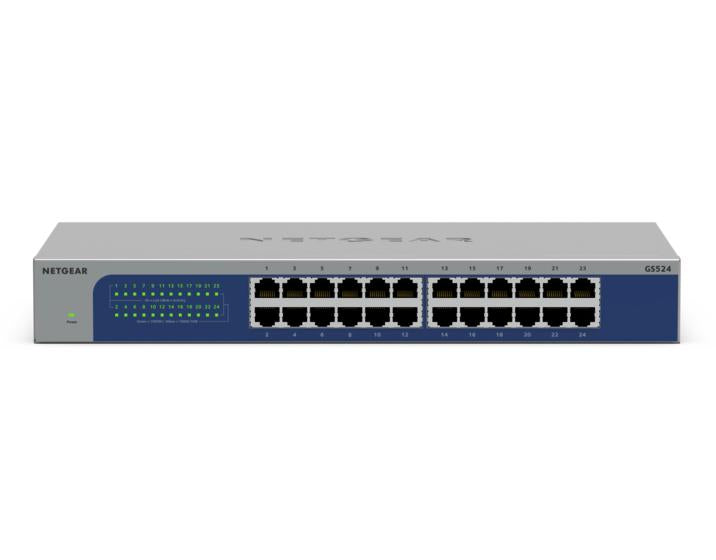 NETGEAR (GS524)</b><br>24埠千兆以太網非網管交換機