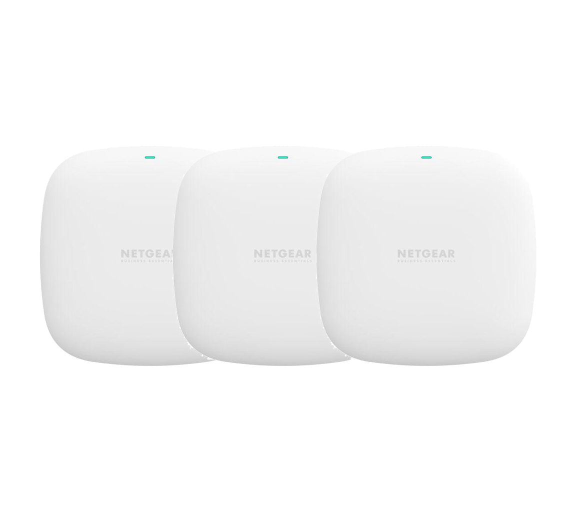NETGEAR (WAX210) 雙頻 AX1800 WiFi 6 無線 AP | 1G POE (3隻套裝)