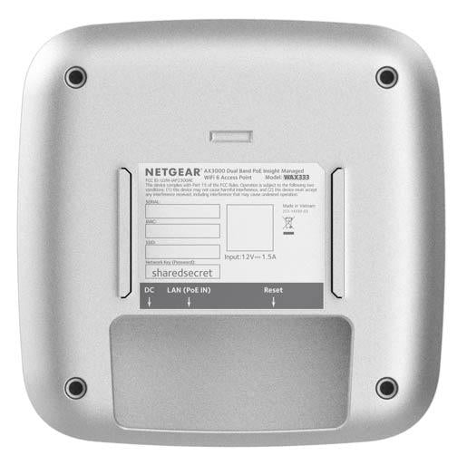 NETGEAR (WAX333) 雙頻 AX3000 Insight網管 WiFi 6 AP (3隻裝)
