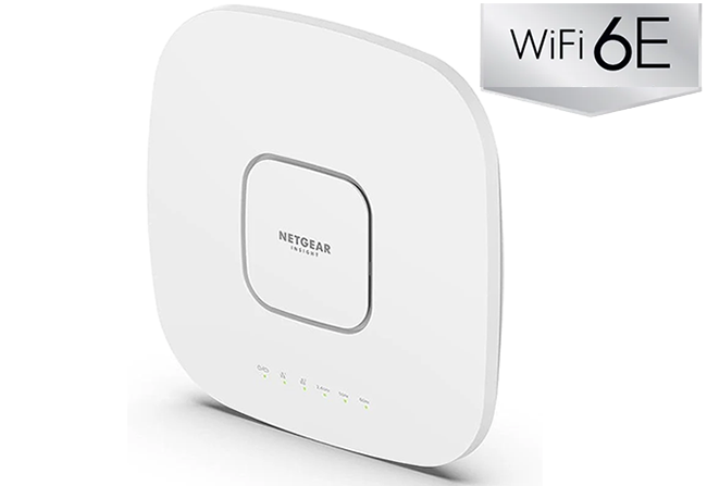 NETGEAR (WAX630E) 三頻 AXE7800 Cloud Managed Multi-GiG WiFi 6E AP