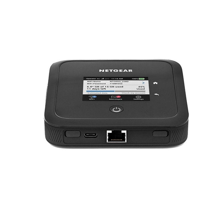 <b>Nighthawk M5  Mobile Router (MR5200) </b><br>WiFi 6 | 5G Sub 6 | WiFi 6 AX1800 | 1G LAN | 2.4" LCD