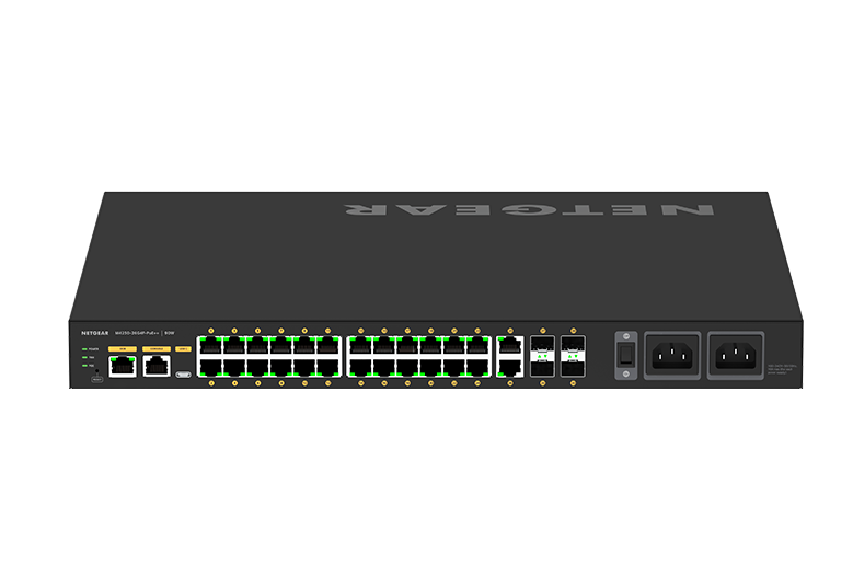 <b>AV Line M4250-26G4F-PoE++ <br>(GSM4230UP) </b><br>24x1G PoE++ 1440W | 2x1G | 4xSFP