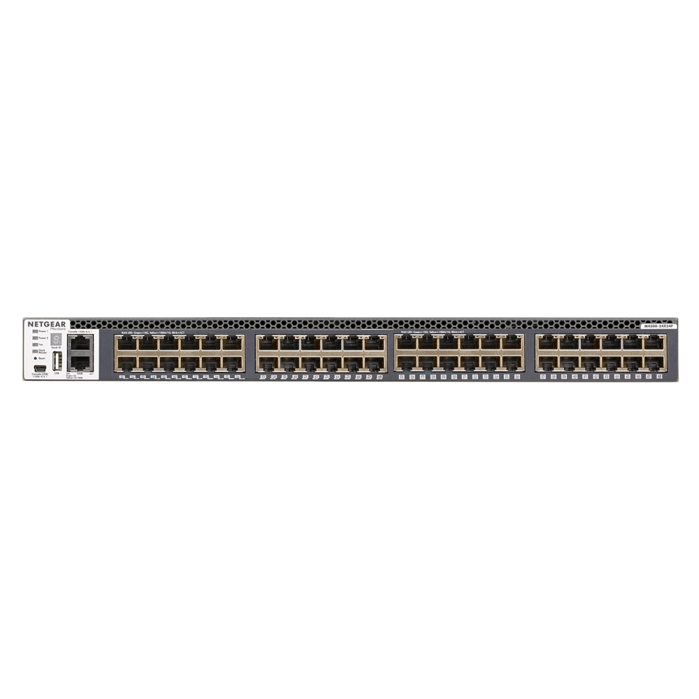 <b>Fully Managed M4300-48X <br>(XSM4348CS) </b><br>48x10G | 4xSFP+ (Shared)