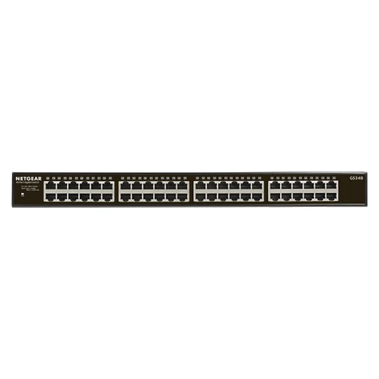 <b>NETGEAR (GS348)</b><br>48埠 千兆非網管交換機 | 48-Port | Gigabit Ethernet