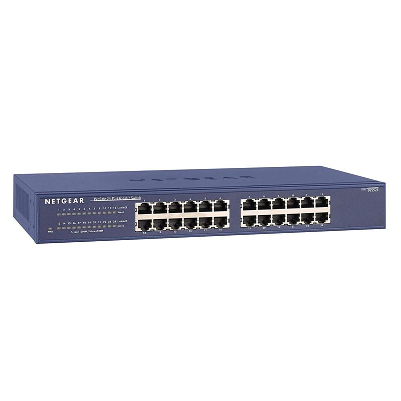 <b>NETGEAR (JGS524)</b><br>24埠 千兆非網管交換機 | 24-Port | Gigabit Ethernet