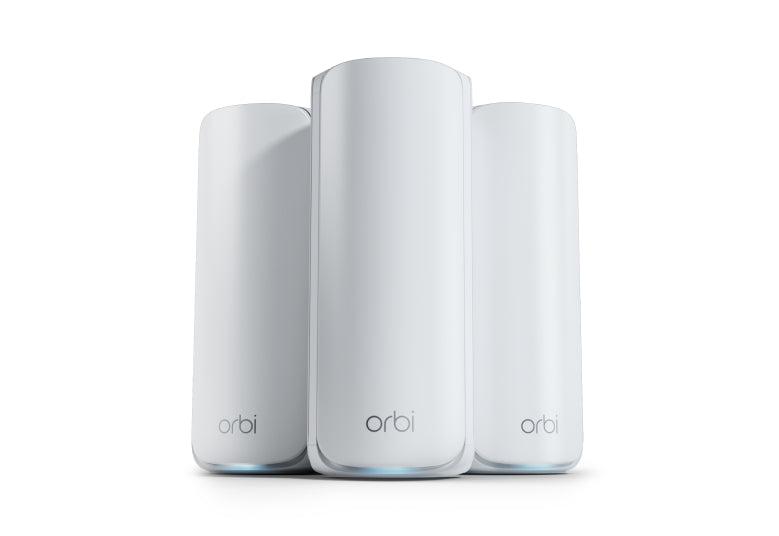 <b>[ 現貨發售 ]</b> Orbi 770系列三頻WiFi 7 Mesh系統, 白色版，3件裝 (RBE773)