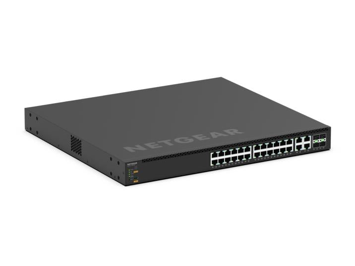 <b>NETGEAR M4350-24M4X4V (MSM4332)</b><br>  | 24x2.5G | 4x10G/Multi-Gig PoE++(522W基座，最高2,520W) | 4xSFP28 25G 管理型交換機