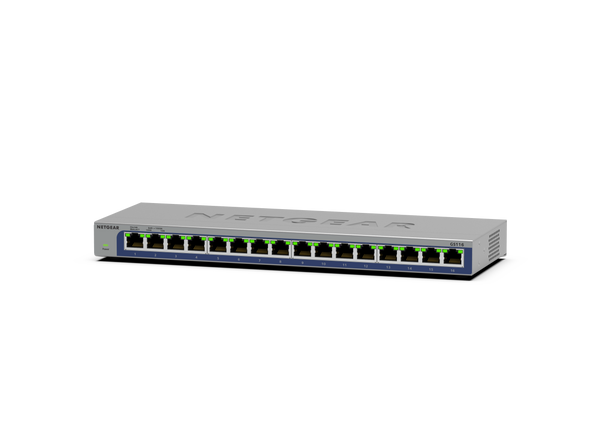 <b>NETGEAR (GS116)</b><br>16埠 千兆非網管交換機 | 16x1G