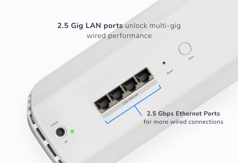 NETGEAR Orbi (RBE870) 三頻 BE21000 WiFi 7 Mesh 附加分身擴展 (Satellite)<br>** 需要配 Orbi 870 MESH系統使用 **