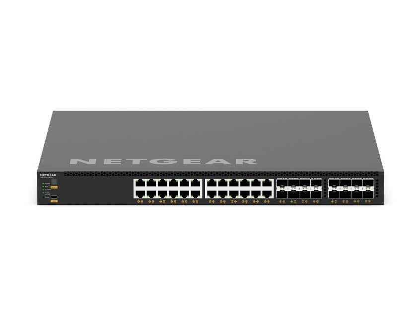 <b>Fully Managed M4350-24X8F8V (XSM4340V) </b><br> 24x10G/Multi-Gig PoE++ 290W基座 (高達1770W) | 8xSFP+ | 8xSFP28 25G