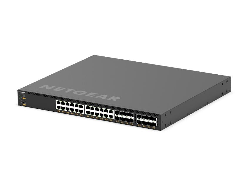 <b>Fully Managed M4350-24X8F8V (XSM4340V) </b><br> 24x10G/Multi-Gig PoE++ 290W基座 (高達1770W) | 8xSFP+ | 8xSFP28 25G
