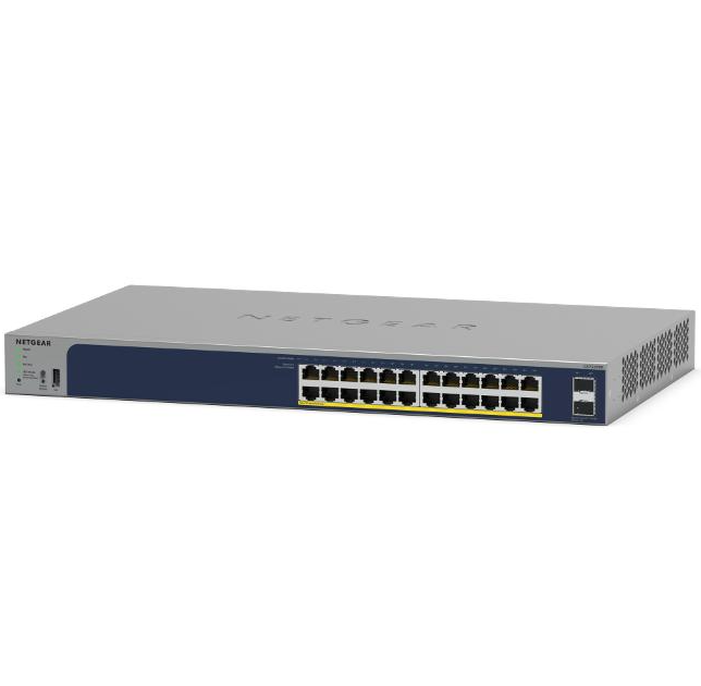 <b>Smart Managed Switch <br>(GS724TPv3) </b><br>24x1G PoE+ (190W) | 2xSFP | Insight <br> [Insight訂閱 需另行購買]