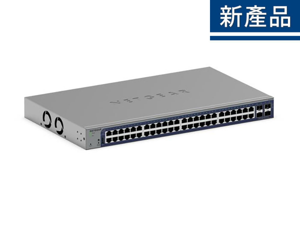 <b>NETGEAR (GS752TXUPv3)</b><br>48埠 千兆智能網管PoE++ 交換機 | 48x1G PoE++ (640W) | 4 個SFP+ | 含1年Insight訂閱。