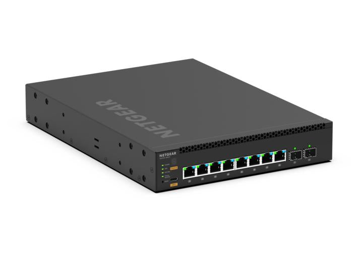 <b>NETGEAR M4350-8M2V (MSM4310)</b><br> NETGEAR MSM4332 | 8x2.5G PoE+(119W基本配置，高達551W) | 2x25G+網管交換機