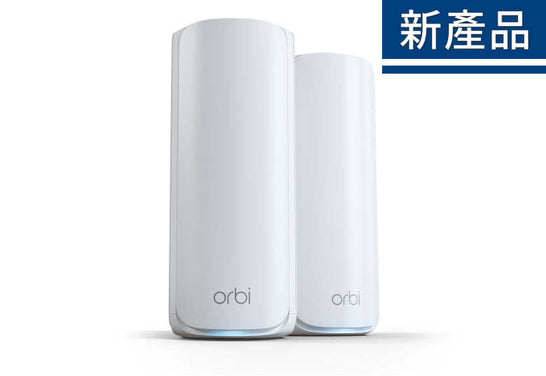 NETGEAR Orbi (RBE772) 三頻 BE11000 WiFi 7 Mesh 無線系統<br>(2件裝, 1主機+1分機)