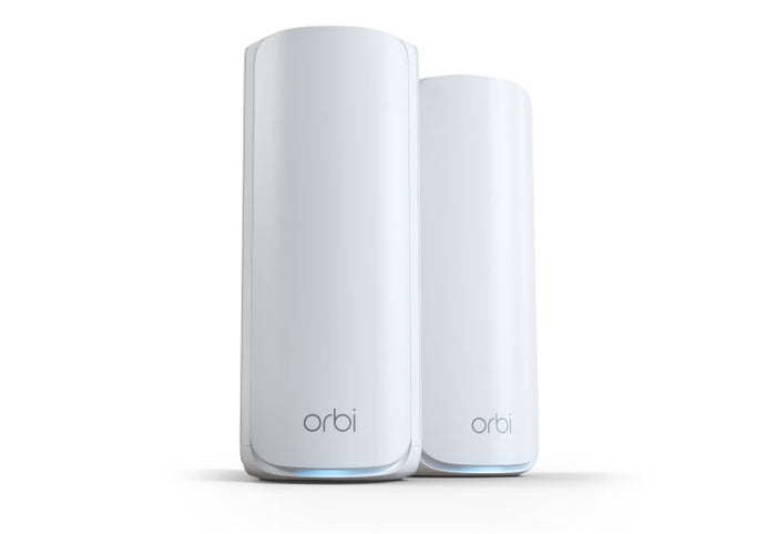 NETGEAR Orbi (RBE772) 三頻 BE11000 WiFi 7 Mesh 無線系統<br>(2件裝, 1主機+1分機)