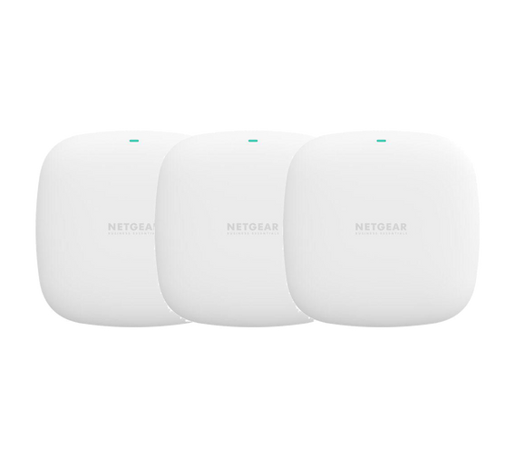 NETGEAR (WAX210) 雙頻 AX1800 WiFi 6 無線 AP | 1G POE (3隻套裝)