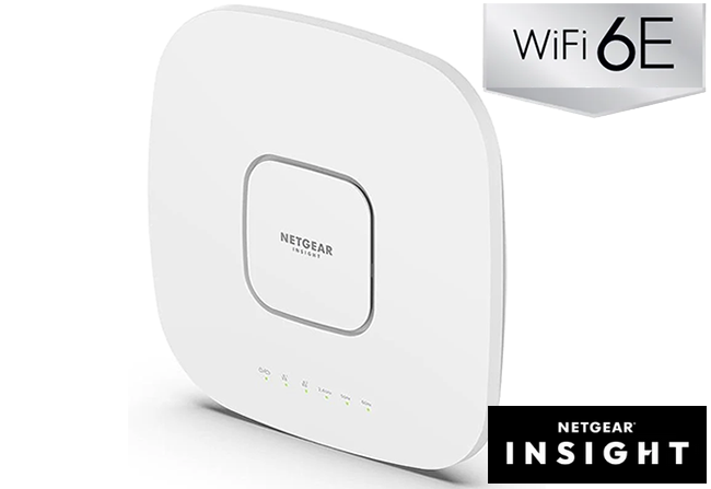 NETGEAR (WAX630E) 三頻 AXE7800 Cloud Managed Multi-GiG WiFi 6E AP