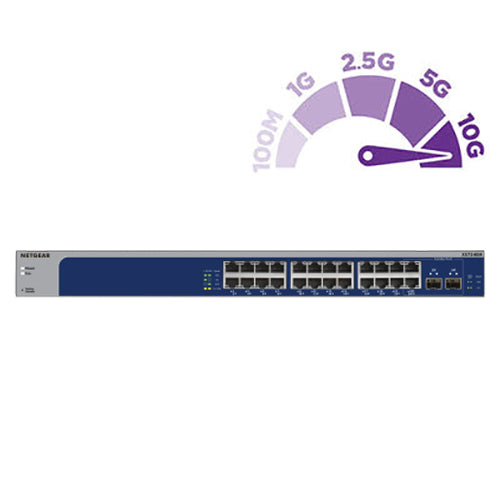 <b>10G/Multi-Gigabit Plus (XS724EM) </b><br>24x10G/Multi-Gig | 2xSFP+