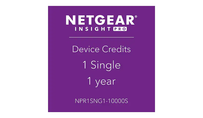 NETGEAR Insight Pro - subscription license (1 Years) <br>1 managed device