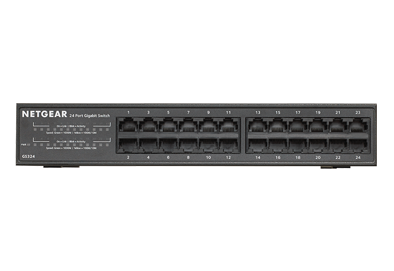 <b>300 Series SOHO Unmanaged <br>(GS324) </b><br>24-Port | Gigabit Ethernet