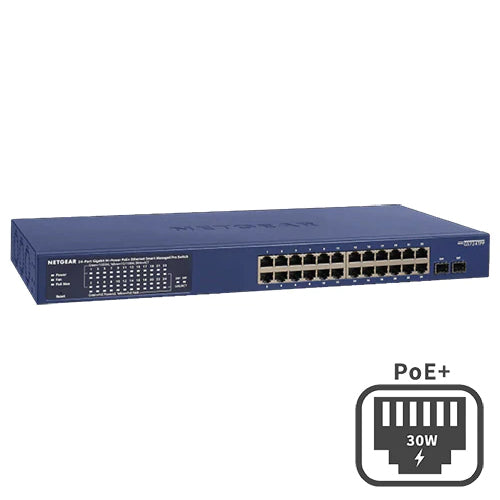 <b>Smart Managed Switch (GS724TPP) </b><br>24x1G PoE+ 380W | 2xSFP | Local&Insight管理<br>(Insight Subscription 需要另行購買)