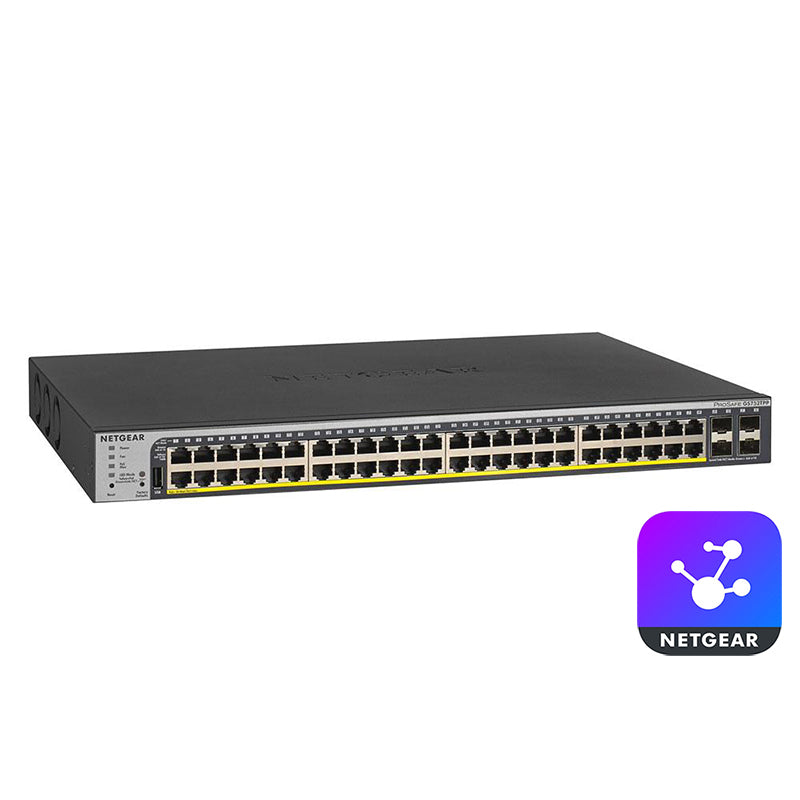 <b>Smart Managed Switch <br>(GS752TPP) </b><br>48x1G PoE+ 760W | 4xSFP | Local&Insight管理